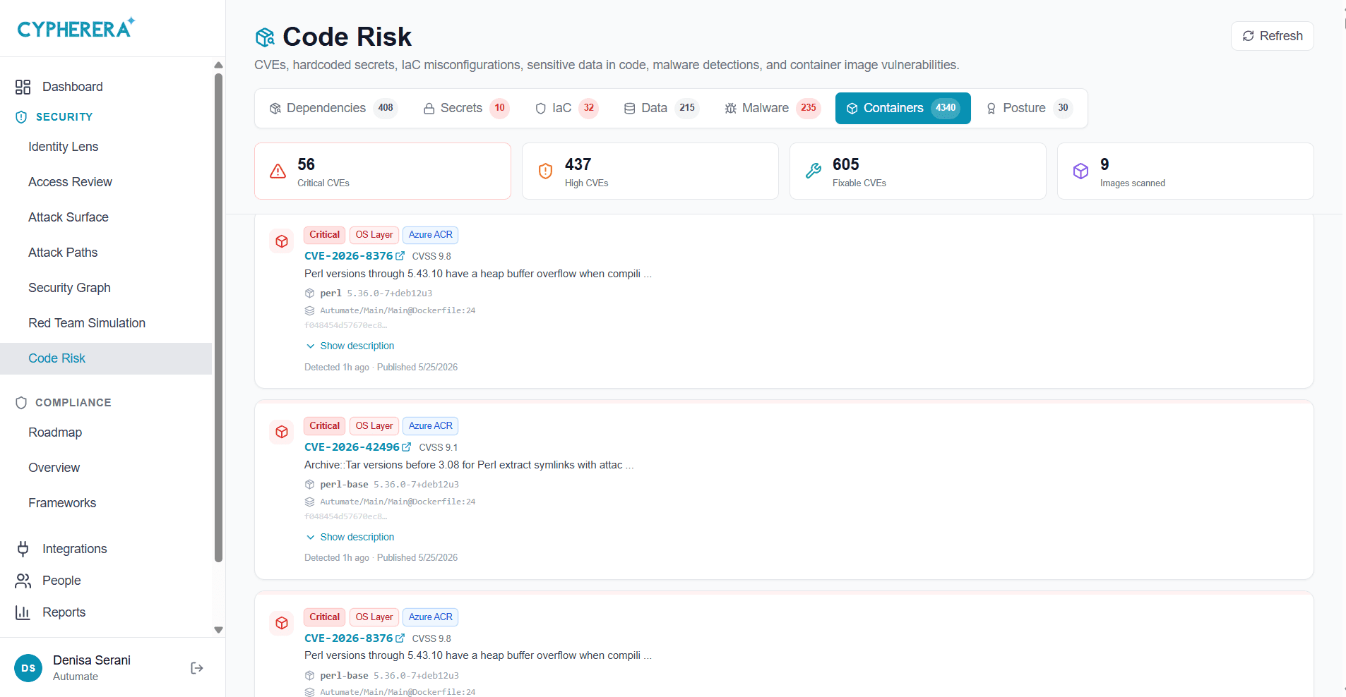 Container and Kubernetes security posture